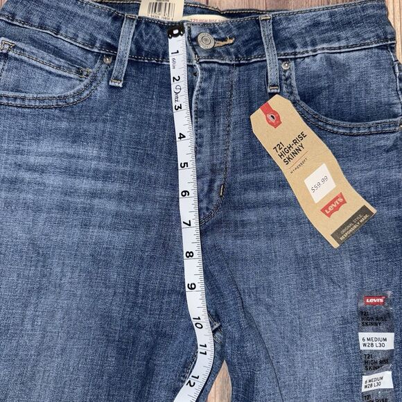 Levi's 721 Women's Jeans Size 6, High-Rise, Skinny Fit - Picture 16 of 16